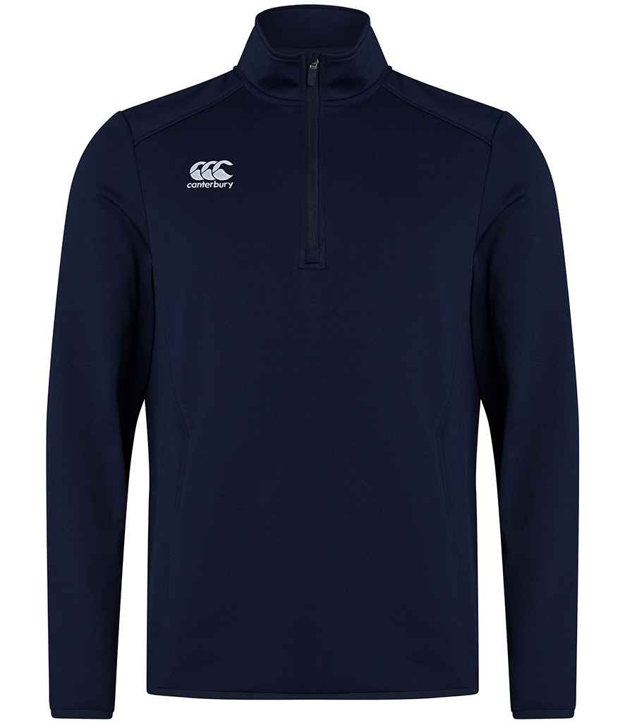 Canterbury Club Zip Neck Mid Layer Training Top - Navy (CN267)