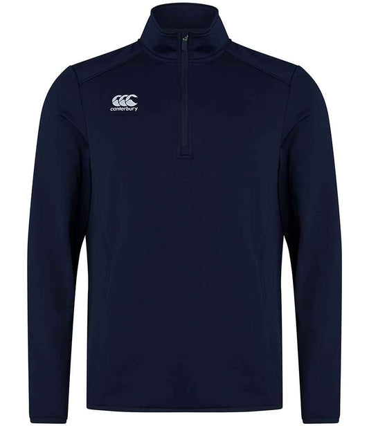 Canterbury Club Zip Neck Mid Layer Training Top - Navy (CN267)