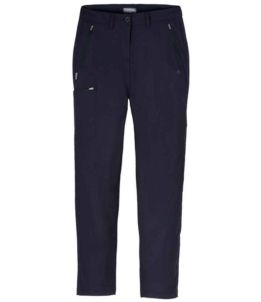 Craghoppers Expert Ladies Kiwi Pro Stretch Trousers - Dark Navy (CR234)