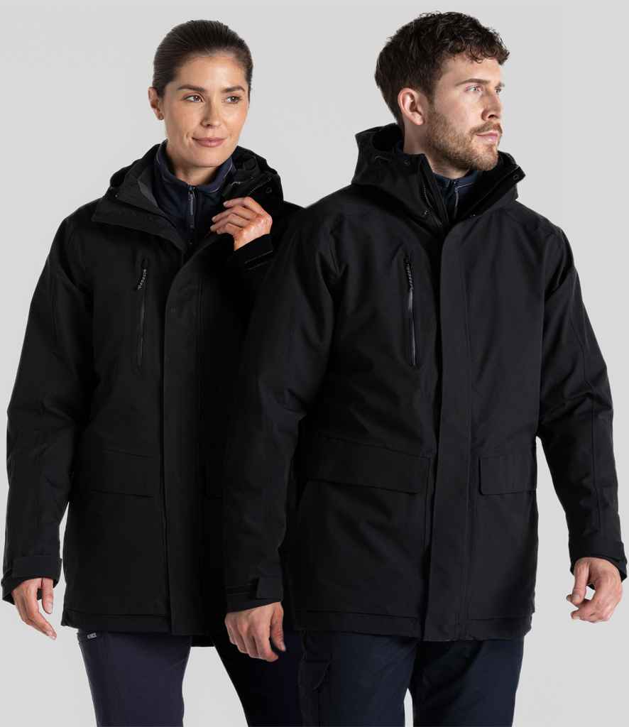 Craghoppers Expert Kiwi Pro Stretch 3-in-1 Jacket - Black (CR305)