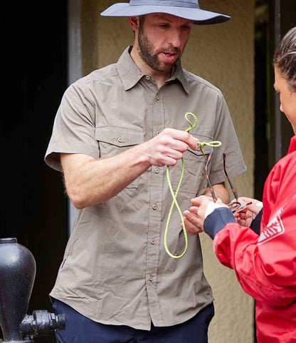 Craghoppers Expert Kiwi Short Sleeve Shirt - Pebble (CR542)