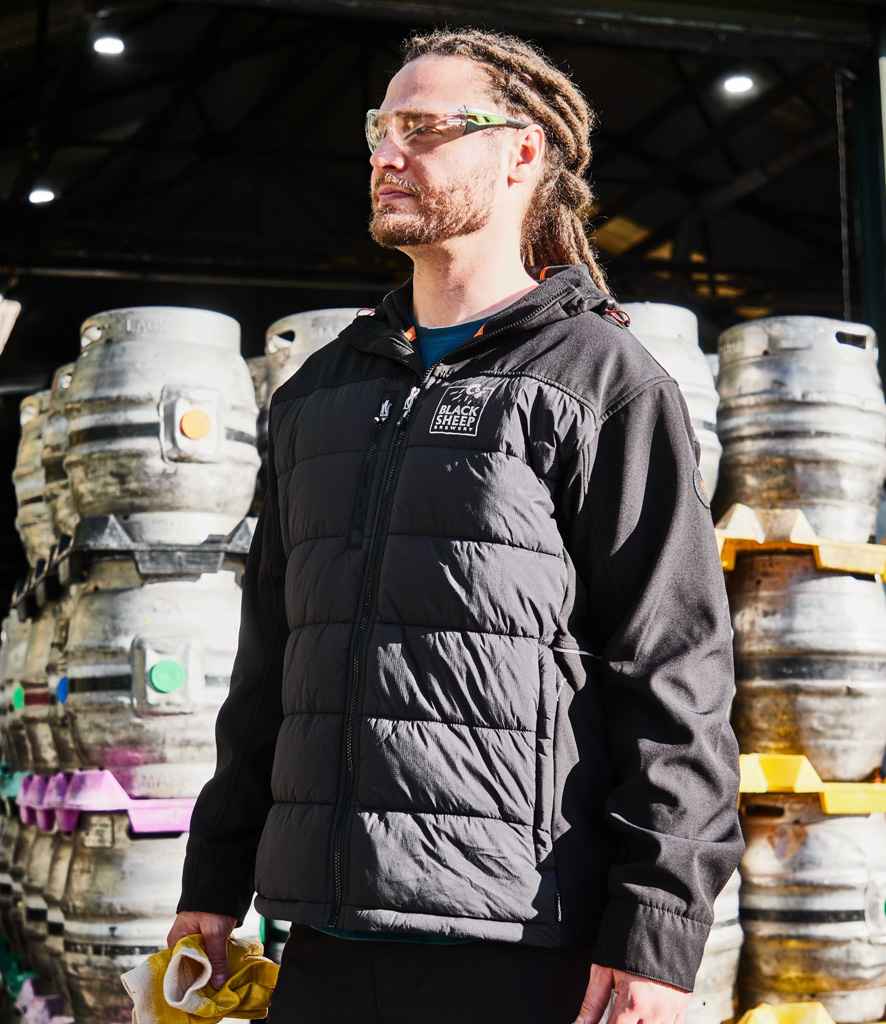 Craghoppers Workwear Castleford Hybrid Jacket - Black/Carbon Grey (CR741)
