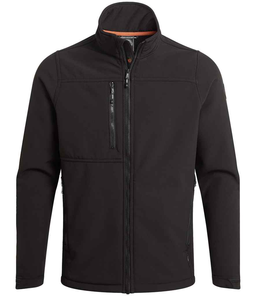 Craghoppers Workwear Whitby Soft Shell Jacket - Black (CR742)