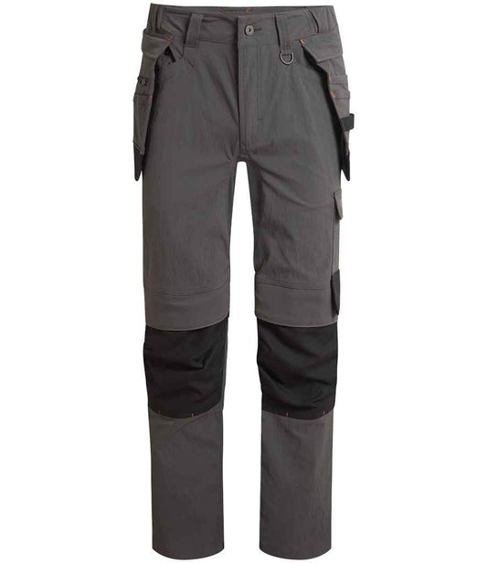 Craghoppers Workwear Sheffield Holster Trousers - Carbon Grey/Black (CR781)