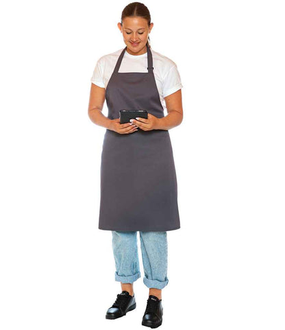 Dennys Polyester Bib Apron - SRM