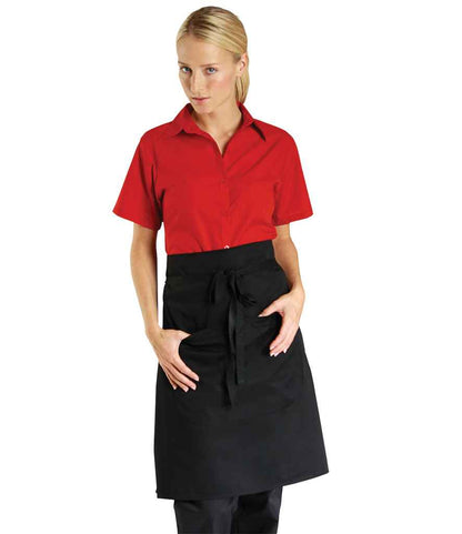 Dennys Waist Apron with Pocket - Black (DE122)