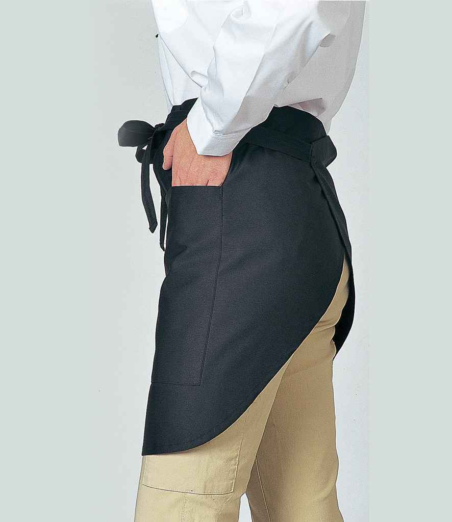 Dennys Wrap Over Waist Apron - Black (DE124)