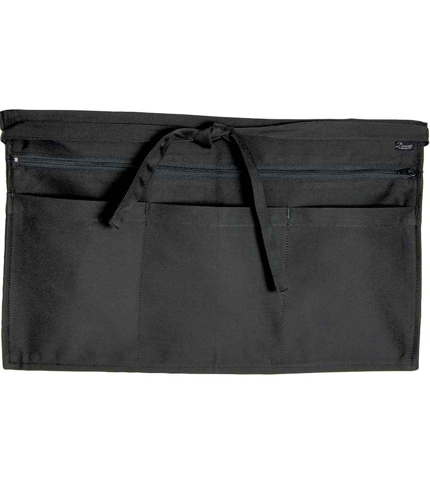 Dennys Zip Pocket Apron - Black (DE125)