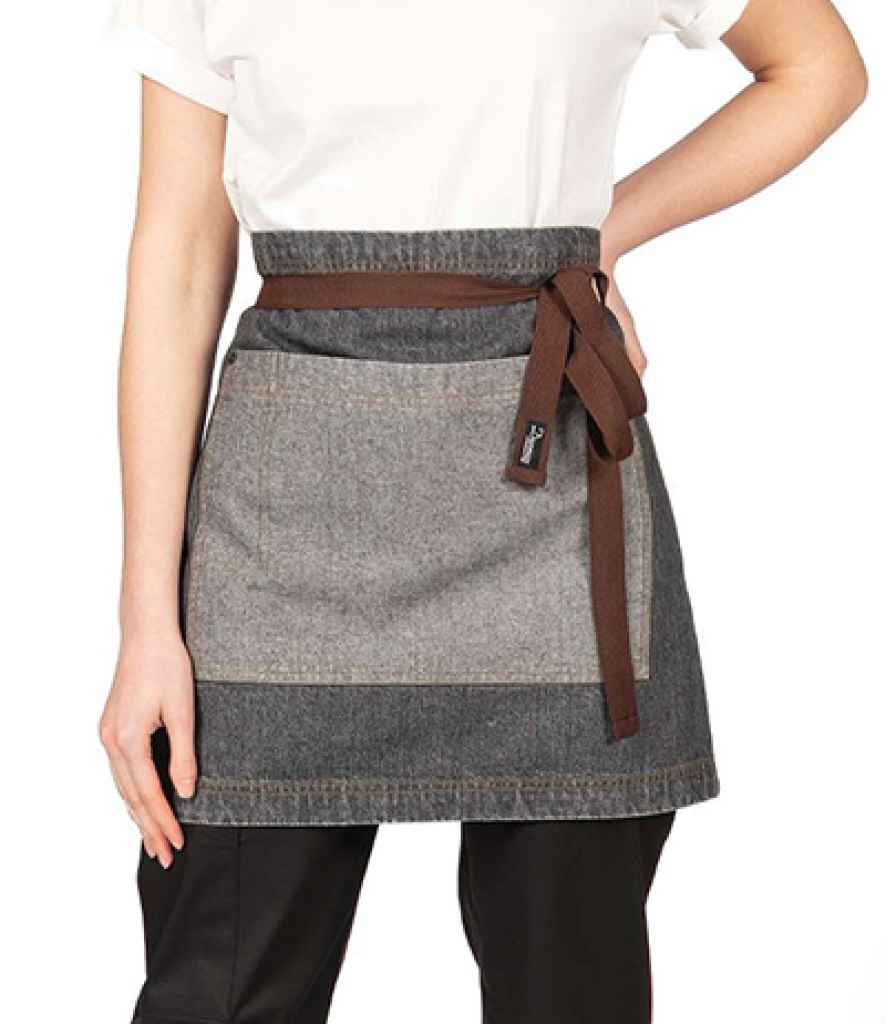 Dennys Denim Waist Apron - Black Denim (DE127)