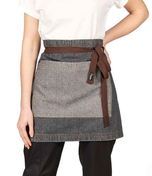 Dennys Denim Waist Apron - Black Denim (DE127)