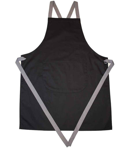 Dennys Cross Back Apron - Black (DE141)