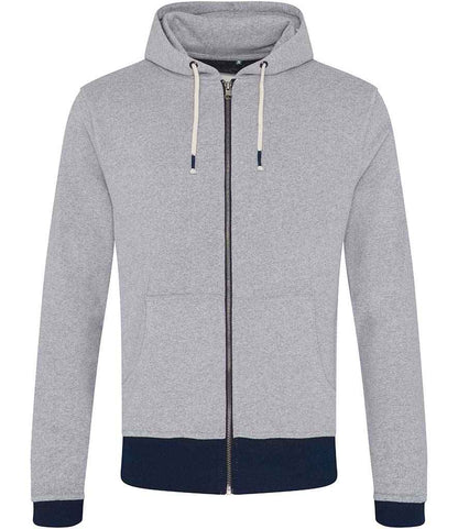 Ecologie Ecologie Unisex Okavango Sustainable Zoodie - Heather Grey/Navy (EA051)