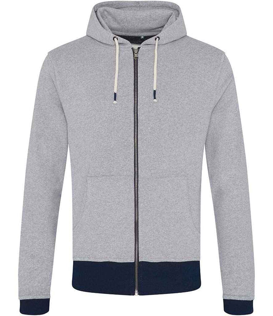 Ecologie Ecologie Unisex Okavango Sustainable Zoodie - Heather Grey/Navy (EA051)
