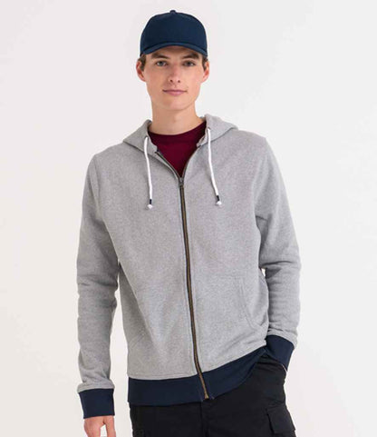 Ecologie Ecologie Unisex Okavango Sustainable Zoodie - Heather Grey/Navy (EA051)