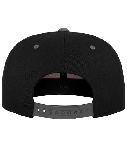 Flexfit Fitted Snapback Cap - Black/Grey (F110)