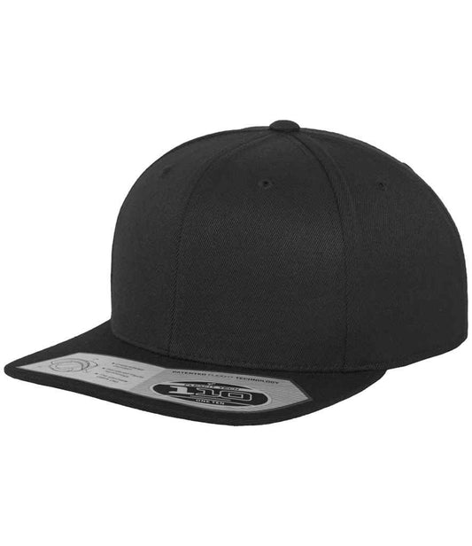 Flexfit Fitted Snapback Cap - Black (F110)