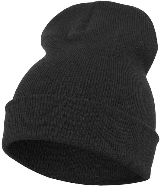 Flexfit Heavyweight Long Beanie - Black (F1501KC)