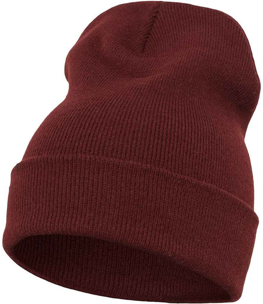 Flexfit Heavyweight Long Beanie - Maroon (F1501KC)