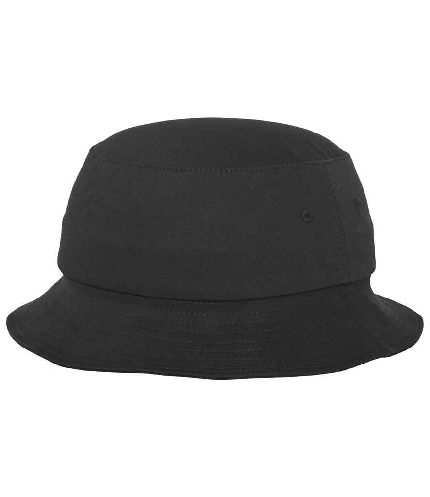Flexfit Cotton Twill Bucket Hat - Black (F5003)
