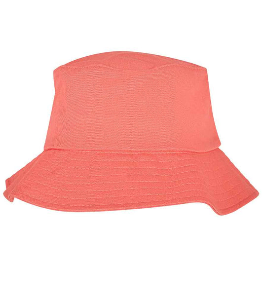 Flexfit Cotton Twill Bucket Hat - Spiced Coral (F5003)