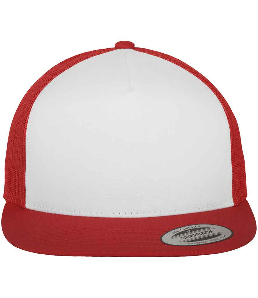 Flexfit Contrast Trucker Cap - Red/White (F6006W)