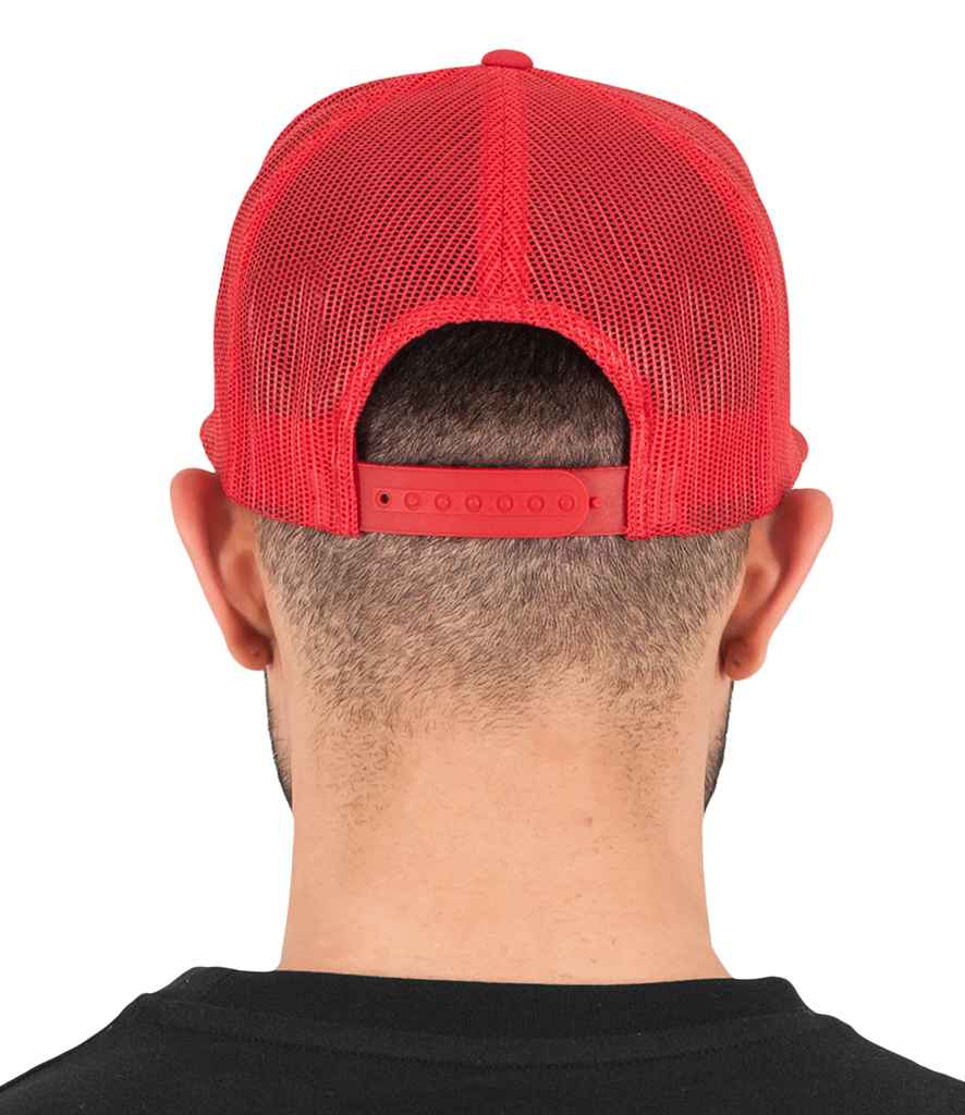 Flexfit Contrast Trucker Cap - Red/White (F6006W)