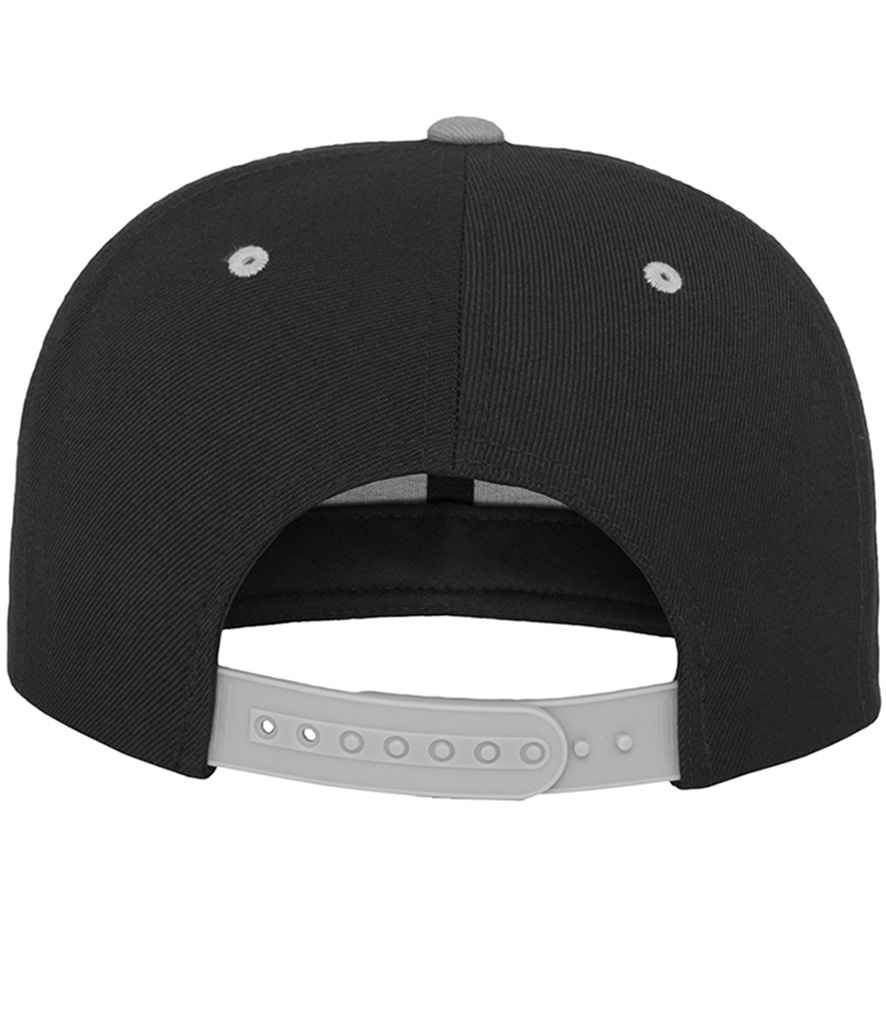Flexfit Two Tone Classic Snapback Cap - Black/Silver (F6089MT)