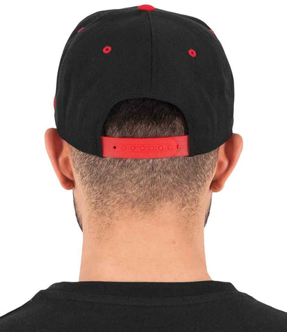 Flexfit Two Tone Classic Snapback Cap - Black/Red (F6089MT)