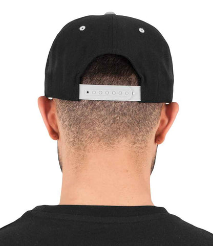 Flexfit Two Tone Classic Snapback Cap - Black/Silver (F6089MT)