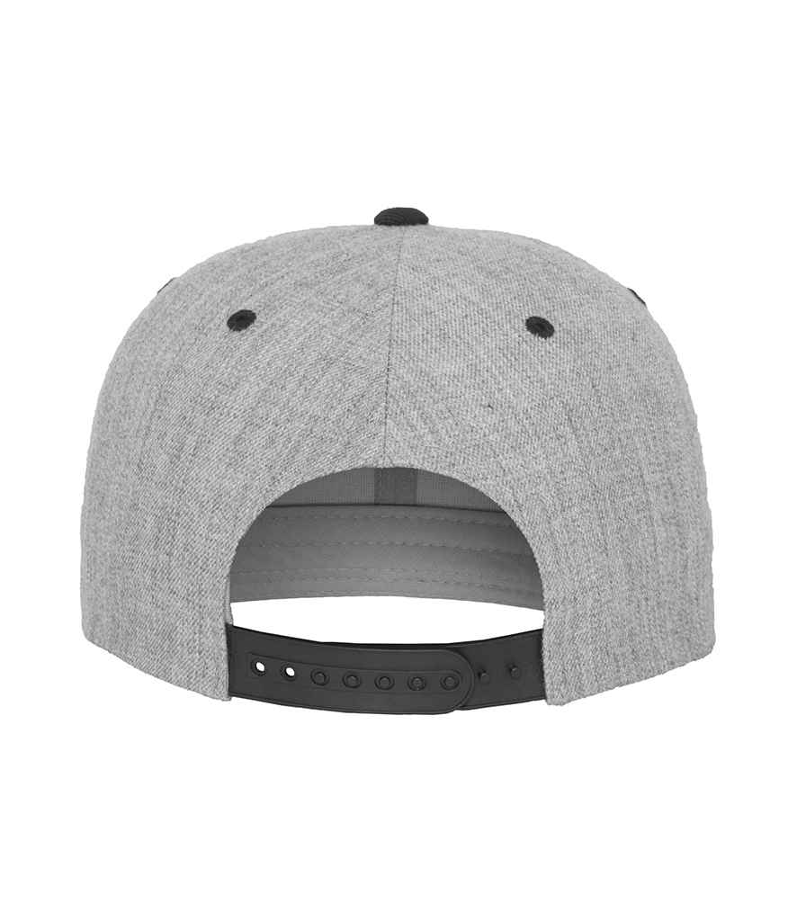 Flexfit Two Tone Classic Snapback Cap - Heather Grey/Black (F6089MT)