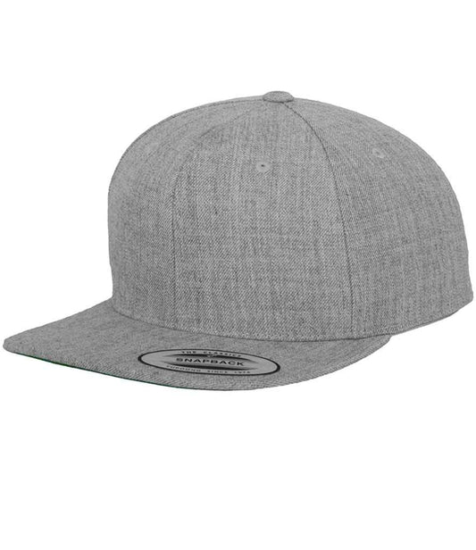 Flexfit Classic Snapback Cap - Heather Grey (F6089M)