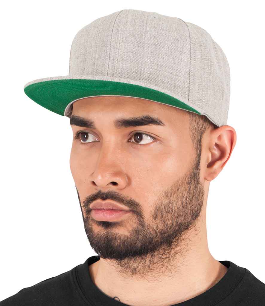 Flexfit Classic Snapback Cap - Heather Grey (F6089M)