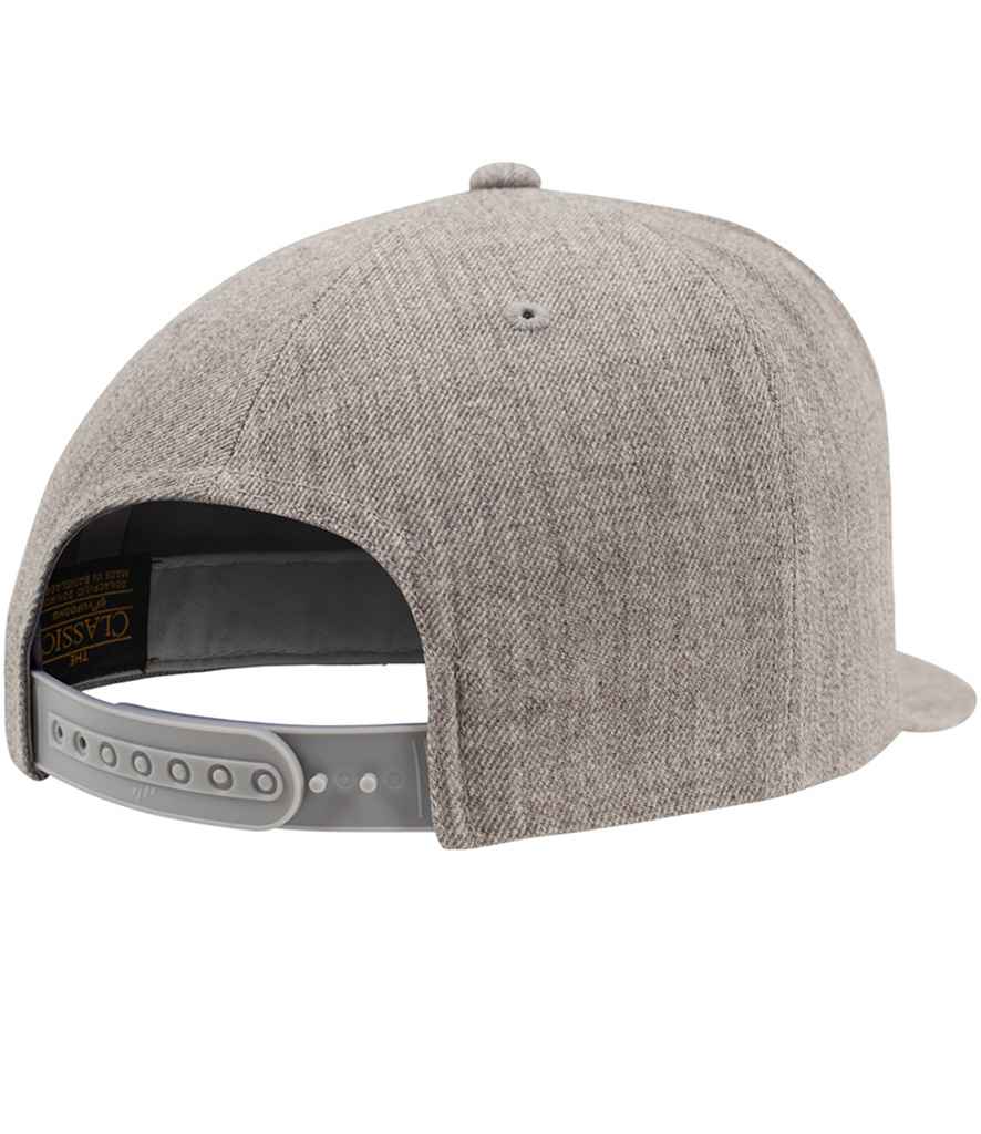 Flexfit Classic Snapback Cap - Heather Grey/Heather Grey (F6089M)
