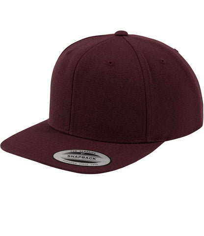 Flexfit Classic Snapback Cap - Maroon/Maroon (F6089M)