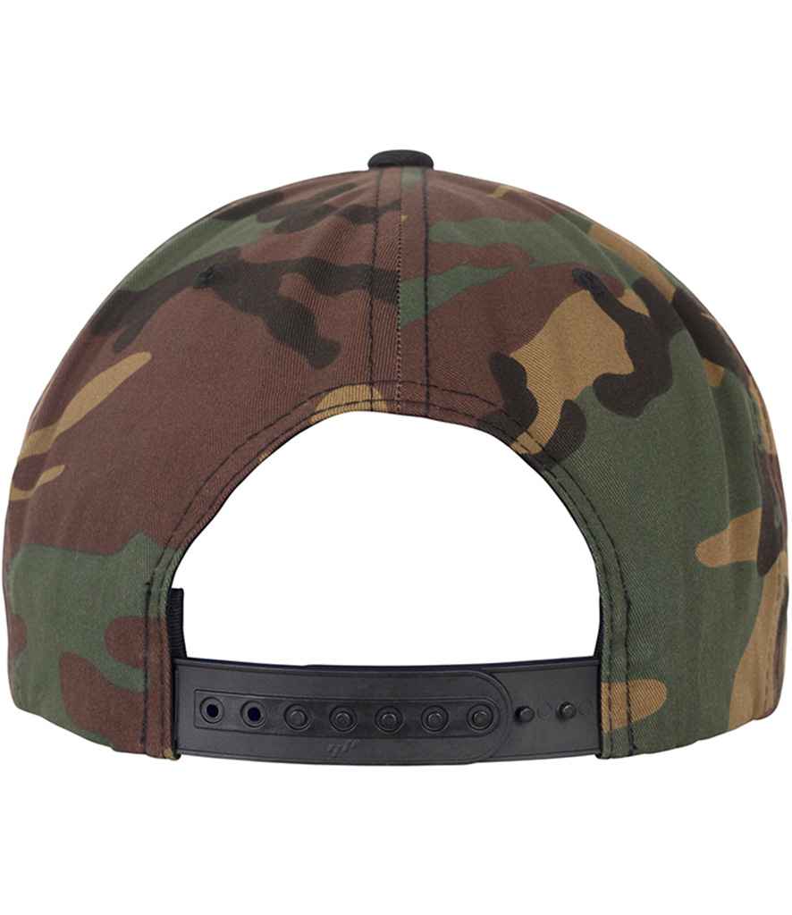 Flexfit Two Tone Classic Camo Snapback Cap - Green Camo/Black (F6089TC)