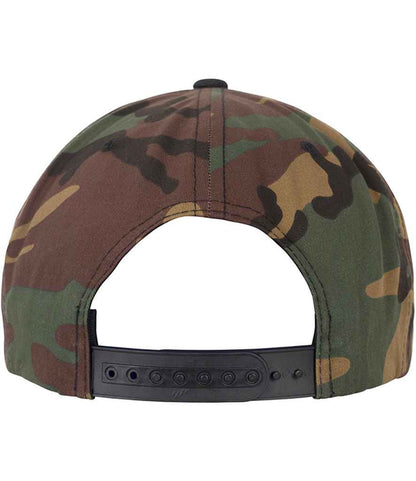 Flexfit Two Tone Classic Camo Snapback Cap - Green Camo/Black (F6089TC)