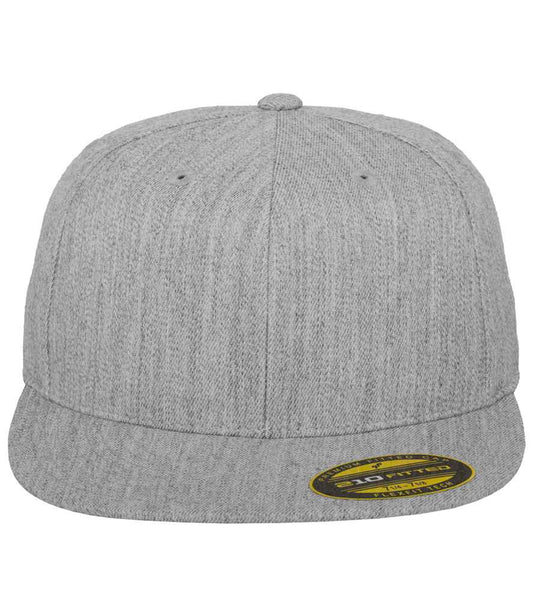 Flexfit Premium 210 Fitted Cap - Heather Grey (F6210)