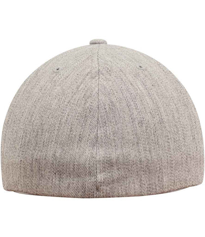 Flexfit Flat Visor Cap - Heather Grey (F6277FV)