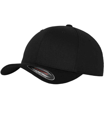 Flexfit Wooly Combed Cap - Black/Black (F6277)
