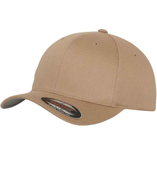 Flexfit Wooly Combed Cap - Khaki (F6277)