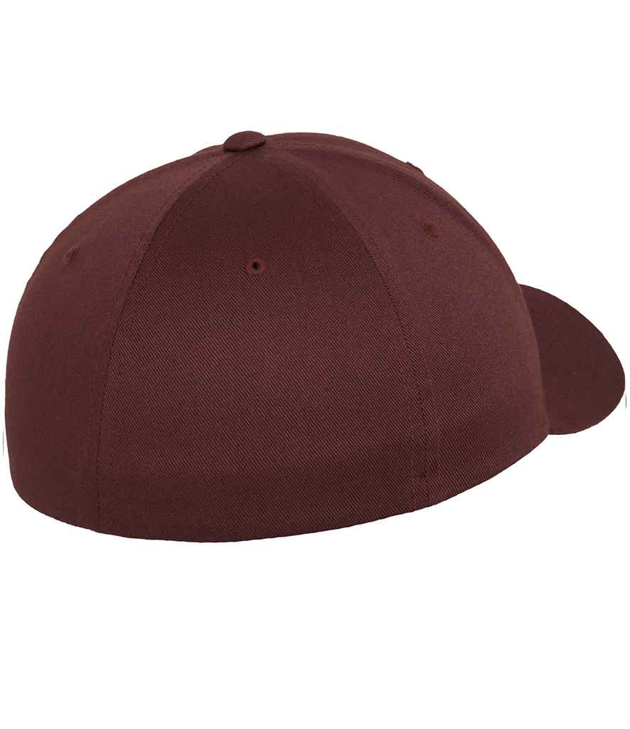 Flexfit Wooly Combed Cap - Maroon (F6277)