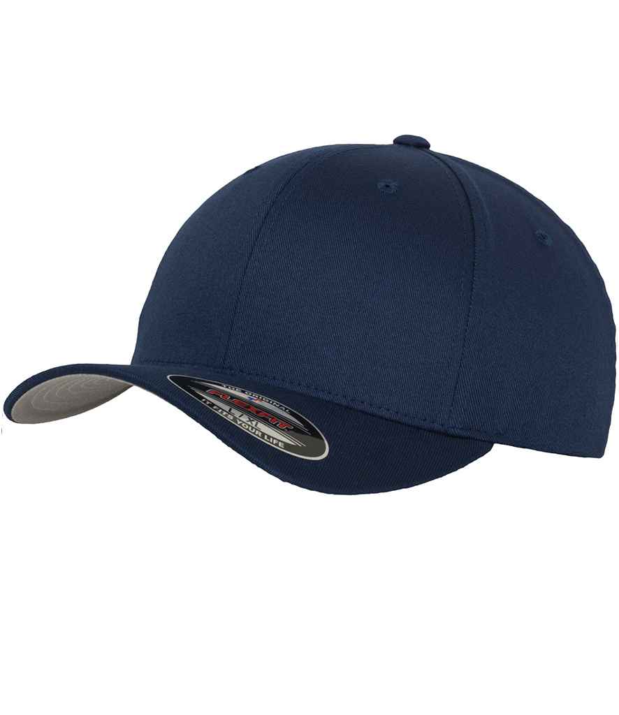 Flexfit Wooly Combed Cap - Navy (F6277)