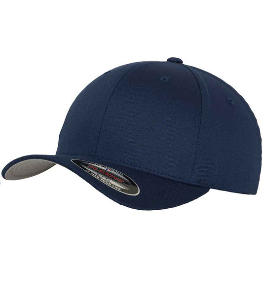 Flexfit Wooly Combed Cap - Navy (F6277)