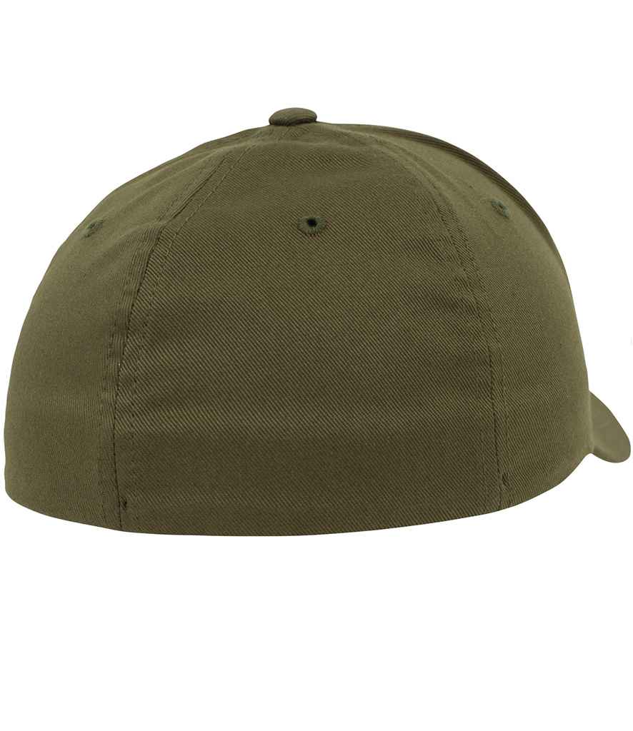 Flexfit Wooly Combed Cap - Olive Green (F6277)