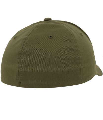 Flexfit Wooly Combed Cap - Olive Green (F6277)