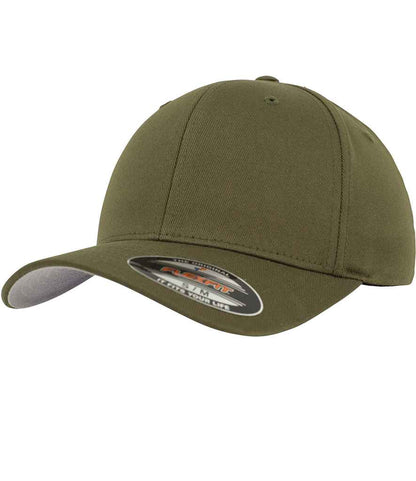 Flexfit Wooly Combed Cap - Olive Green (F6277)