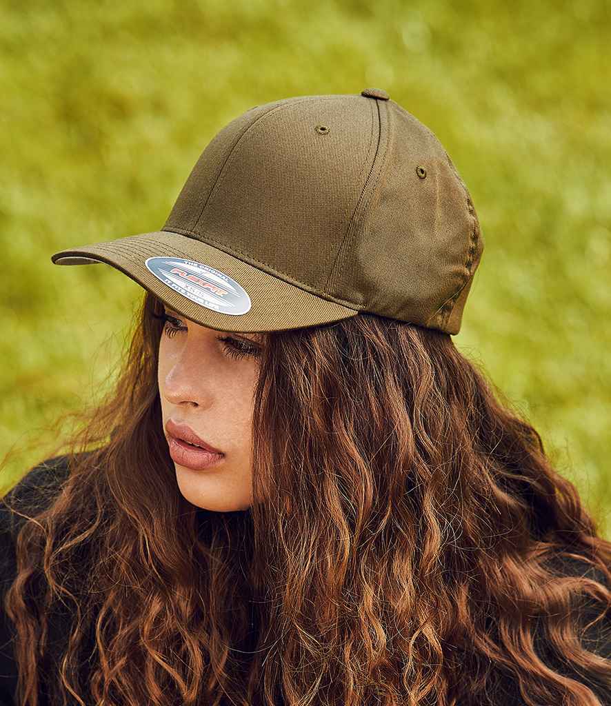 Flexfit Wooly Combed Cap - Olive Green (F6277)