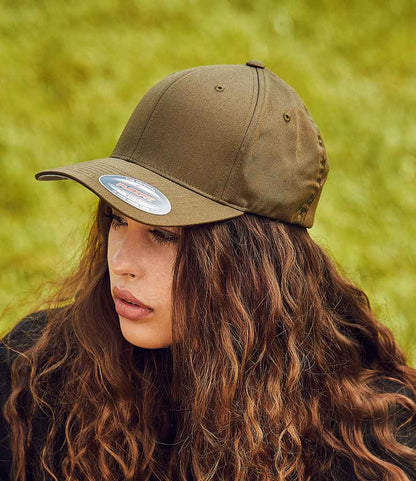 Flexfit Wooly Combed Cap - Olive Green (F6277)