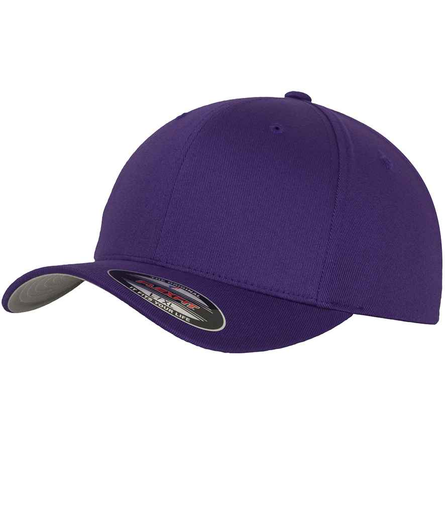 Flexfit Wooly Combed Cap - Purple (F6277)