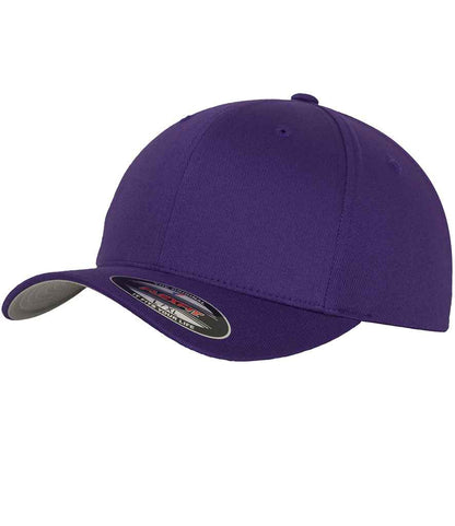 Flexfit Wooly Combed Cap - Purple (F6277)